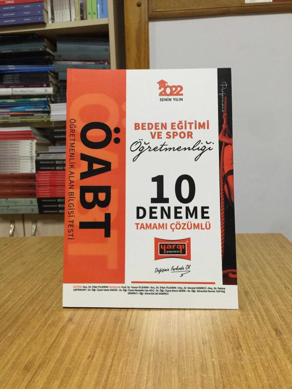 2022 ÖABT Beden Eğitimi Öğretmenliği 10 Deneme Çözümlü Yargı Yayınları
