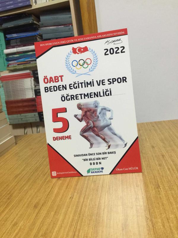 2022 ÖABT Beden Eğitimi Öğretmenliği 5 Deneme Defne Akademi