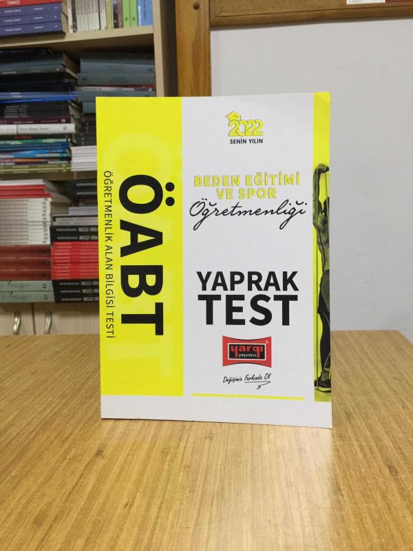 2022 ÖABT Beden Eğitimi ve Spor Öğretmenliği Yaprak Test Yargı Yayınları