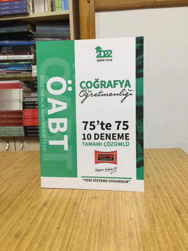 2022 ÖABT Coğrafya Öğretmenliği 75te 75 10 Deneme Çözümlü Yargı Yayınları