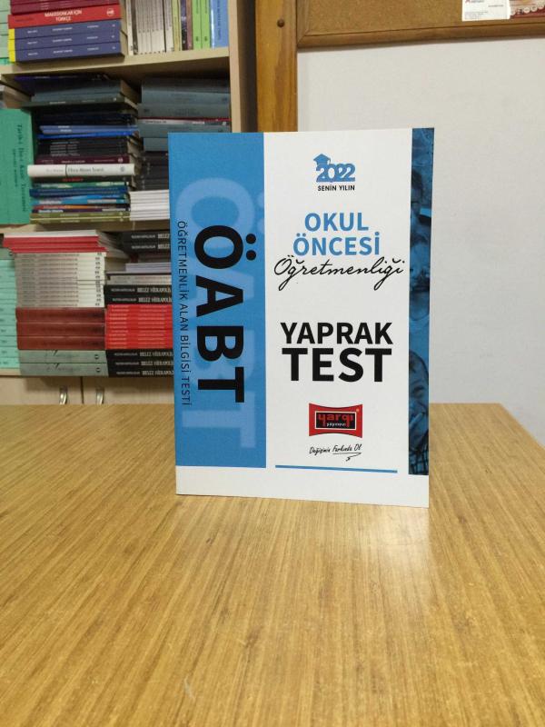2022 ÖABT Okul Öncesi Öğretmenliği Yaprak Test Yargı Yayınları