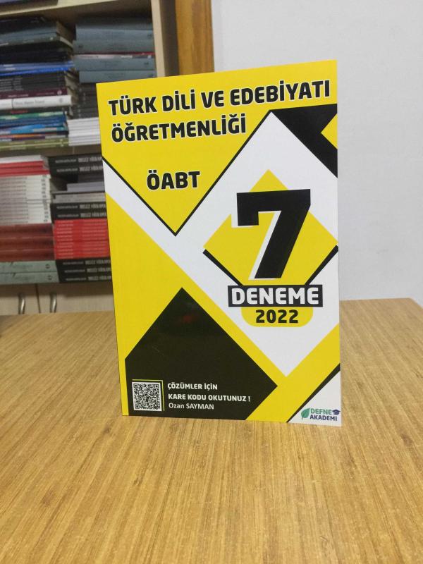 2022 ÖABT Türk Dili ve Edebiyatı 7 Deneme Dijital Çözümlü Defne Akademi Yayınları
