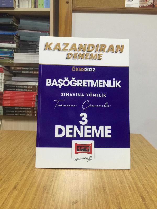 2022 ÖKBS Başöğretmenlik Sınavına Yönelik Tamamı Çözümlü Kazandıran 3 Deneme Yargı Yayınları