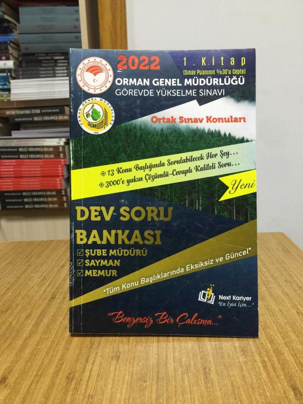 2022 Orman Genel Müdürlüğü Görevde Yükselme Sınav Ortak Sınav Konuları Dev Soru Bankası Next Kariyer