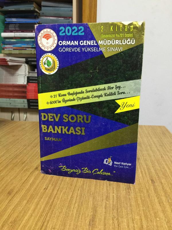 2022 Orman Genel Müdürlüğü Görevde Yükselme Sınav Sayman Dev Soru Bankası Next Kariyer