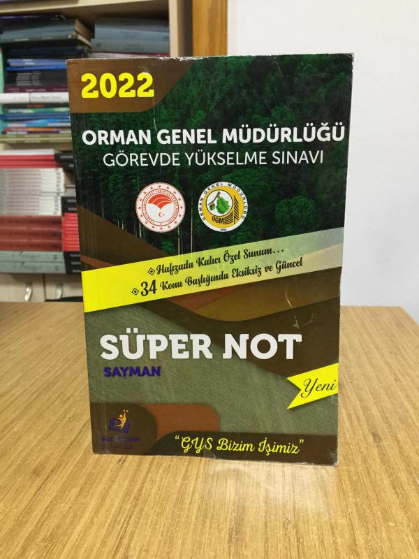 2022 Orman Genel Müdürlüğü Görevde Yükselme Sınav Sayman Süper Not Next Kariyer
