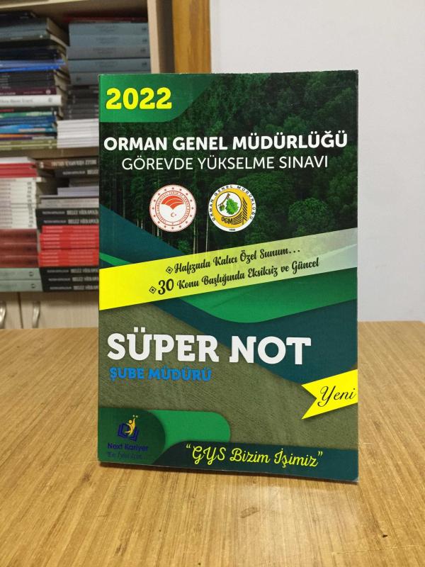 2022 Orman Genel Müdürlüğü Görevde Yükselme Sınav Şube Müdürü Süper Not Next Kariyer