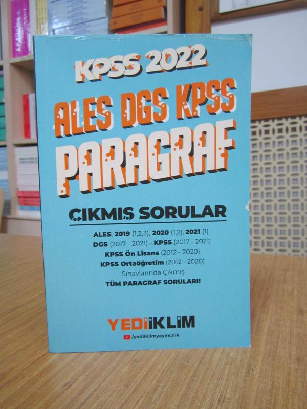 2022 Paragraf Tamamı Çözümlü Çıkmış Sorular - Ertuğrul Çelik / Yediikim Yayıncılık