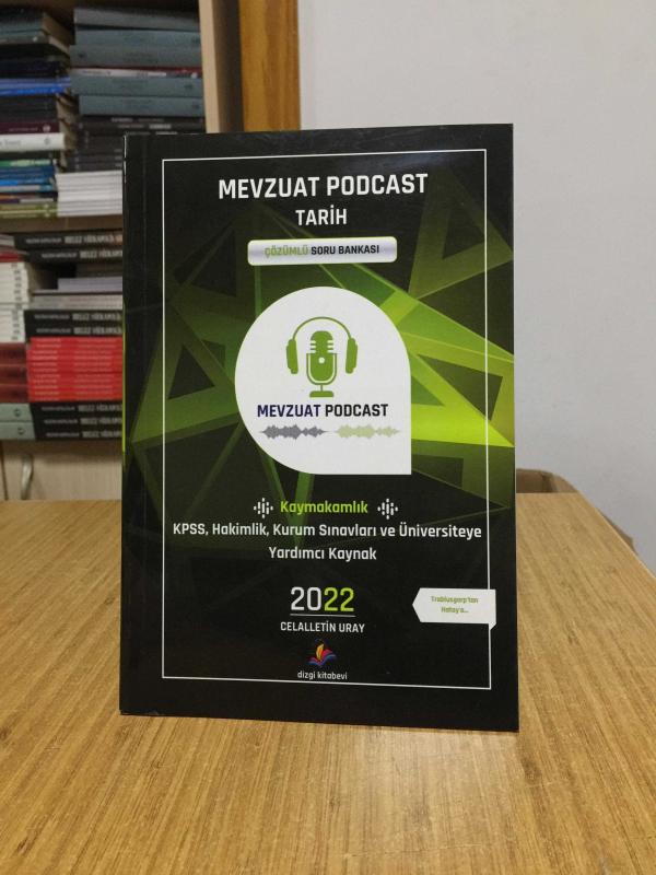 2022 Podcast Tarih Tamamı Çözümlü Soru Bankası Dizgi Kitap
