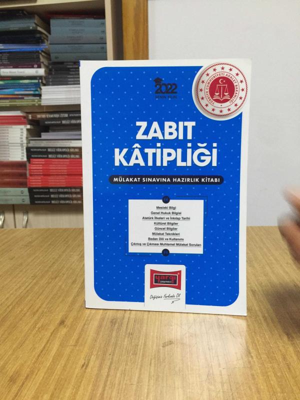 2022 Zabıt Kâtipliği Mülakat Sınavına Hazırlık Kitabı Yargı Yayınları