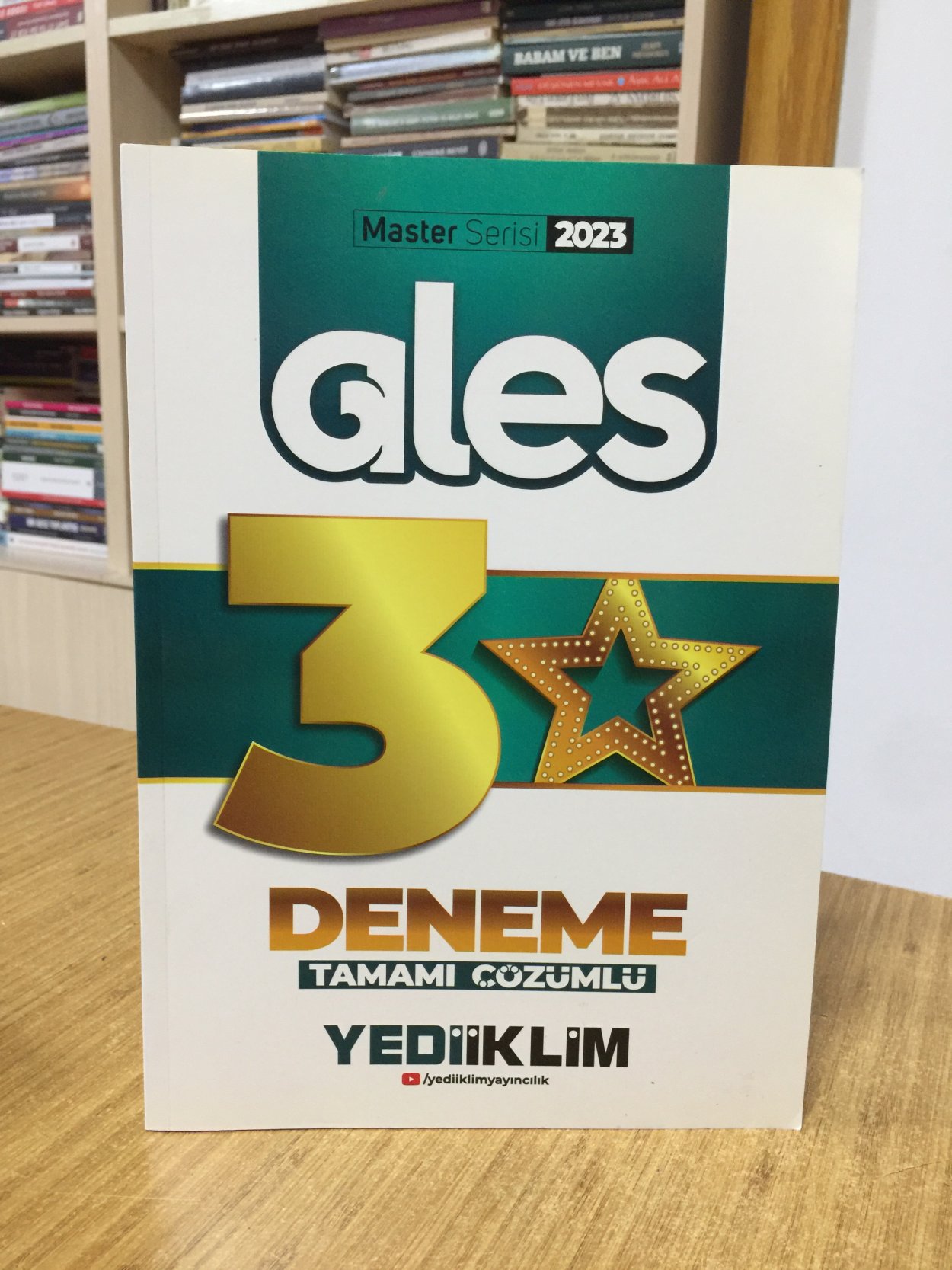 2023 ALES Master Serisi Tamamı Çözümlü 3 Yıldız Deneme Yediiklim Yayınları
