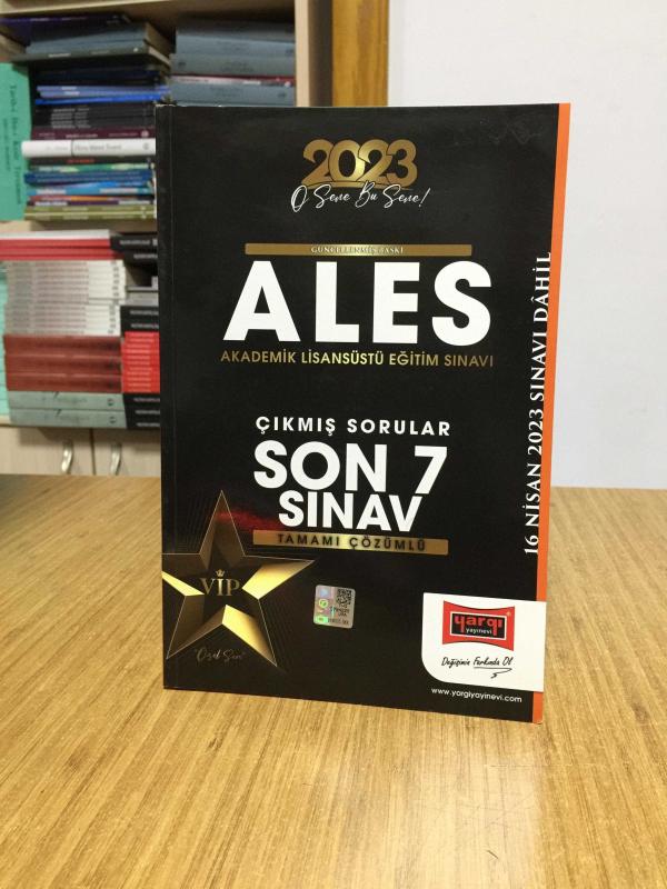 2023 ALES Tamamı Çözümlü Son 7 Sınav Çıkmış Sorular (16 Nisan 2023 Sınavı Dahil) Yargı Yayınları