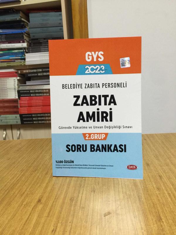 2023 GYS Belediye Zabıta Personeli Zabıta Amiri 2. Grup Soru Bankası Data Yayınları