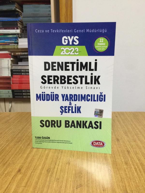 2023 GYS Ceza ve Tevkifevleri Denetim Serbestlik Müdür Yardımlığı ve Şeflik Soru Bankası Data Yayınları