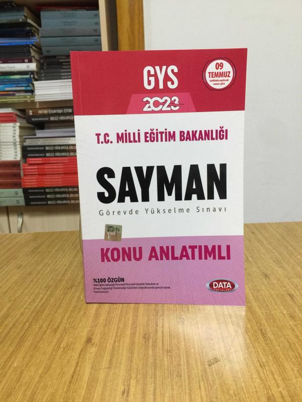 2023 GYS T.C. Milli Eğitim Bakanlığı Sayman GYS Konu Anlatımlı Data Yayınları