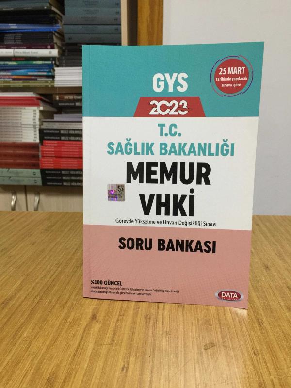 2023 GYS T.C. Sağlık Bakanlığı Memur VHKİ Soru Bankası Data Yayınları
