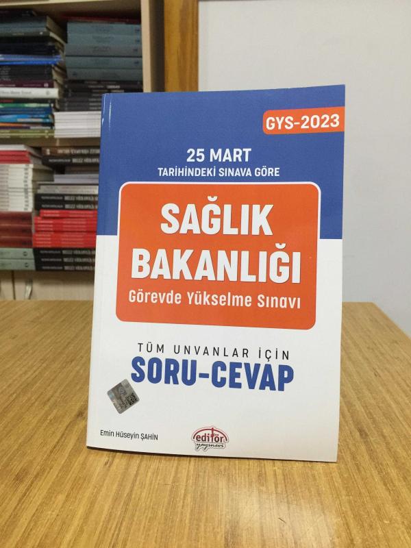 2023 GYS T.C. Sağlık Bakanlığı Soru Cevap Editör Yayınları