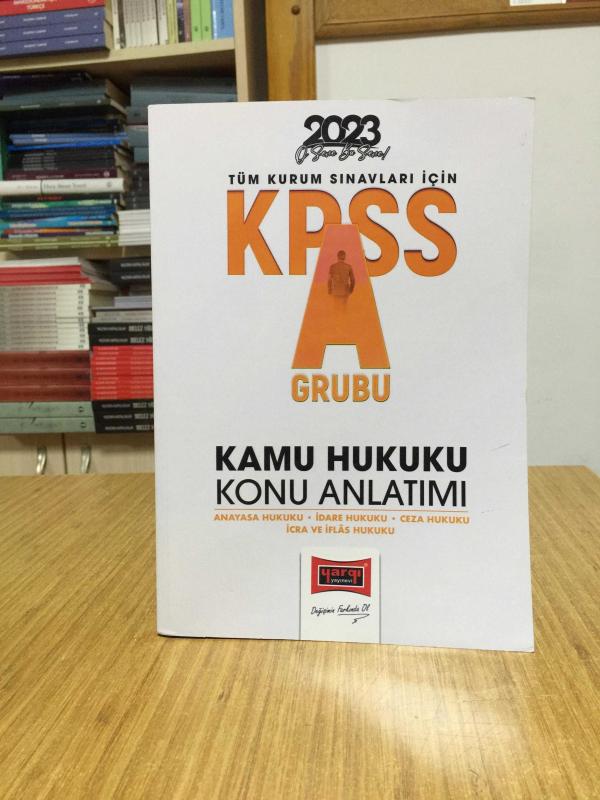 2023 KPSS A Grubu Kamu Hukuku Konu Anlatımı Yargı Yayınları