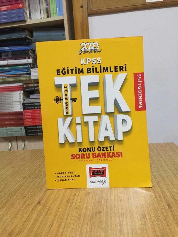 2023 KPSS Eğitim Bilimleri Anahtar Konu Özetli Soru Bankası 5 Deneme 3'ü Bir Arada Tek Kitap Yargı Yayınları