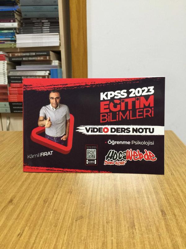 2023 KPSS Eğitim Bilimleri Öğrenme Psikolojisi Video Ders Notları Hocawebde Yayınları
