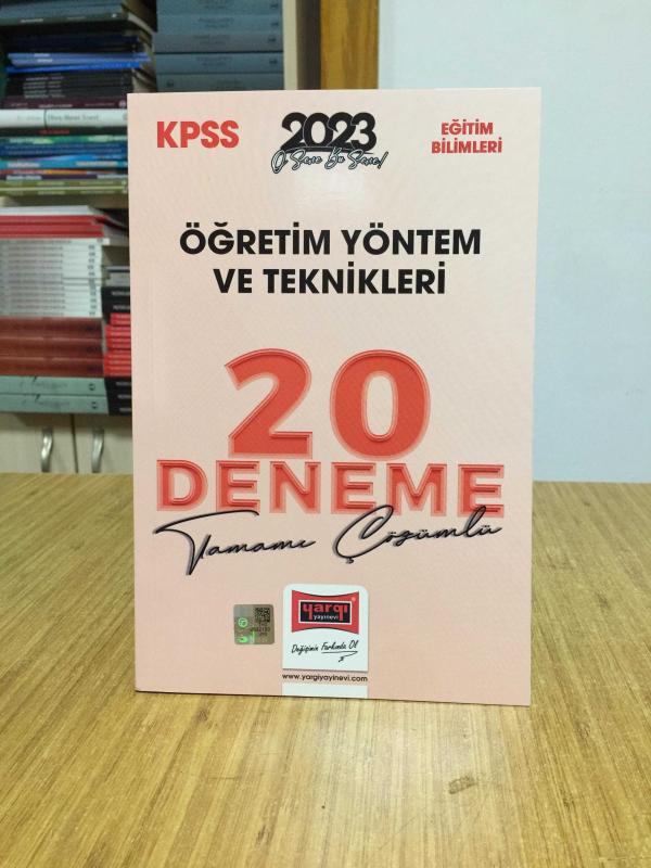 2023 KPSS Eğitim Bilimleri Öğretim Yöntem ve Teknikleri (ÖYT) Tamamı Çözümlü 20 Deneme Yargı Yayınları