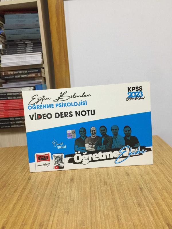 2023 KPSS Eğitim Bilimleri Öğretmenler Ekibi Öğrenme Psikolojisi Video Ders Notları Yargı Yayınları