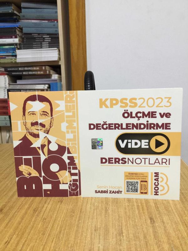 2023 KPSS Eğitim Bilimleri Ölçme ve Değerlendirme Ders Notları Benim Hocam Yayınları