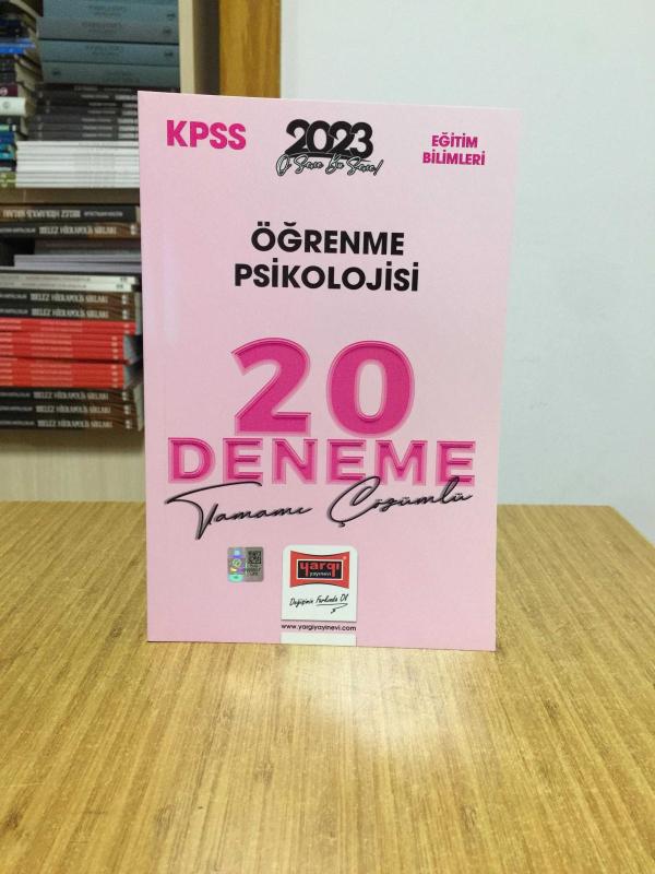 2023 KPSS Eğitim Bilimleri Ölçme ve Değerlendirme Öğrenme Psikolojisi Tamamı Çözümlü 40 Deneme Yargı Yayınları