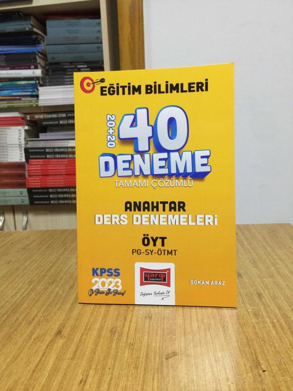 2023 KPSS Eğitim Bilimleri ÖYT PG SY ÖTMT Tamamı Çözümlü 40 Deneme Yargı Yayınları