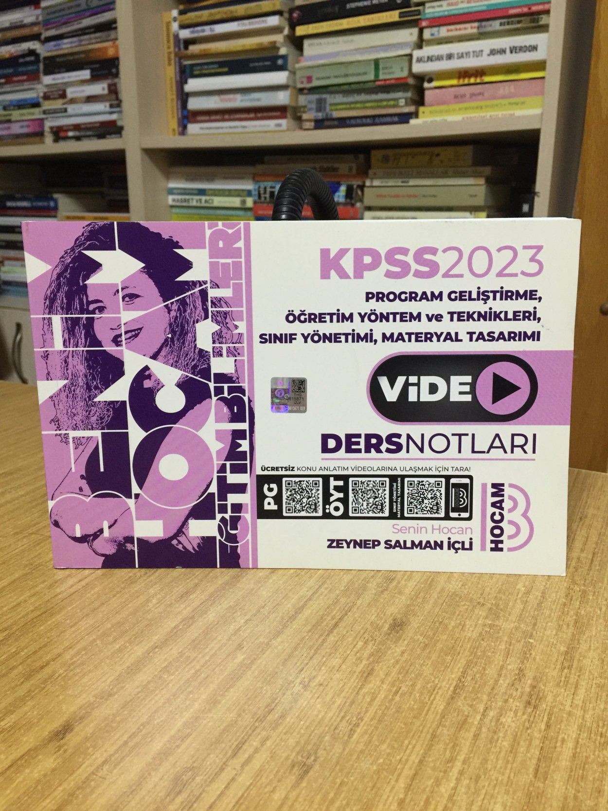 2023 KPSS Eğitim Bilimleri Program Geliştirme Öğretim Yöntem ve Teknikleri Video Ders Notları Benim Hocam Yayınları