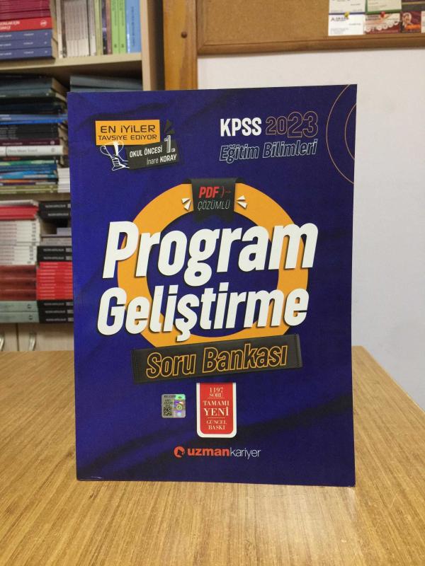 2023 KPSS Eğitim Bilimleri Program Geliştirme Soru Bankası Uzman Kariyer Yayınları