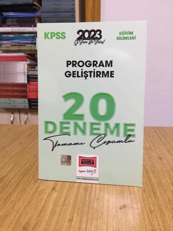 2023 KPSS Eğitim Bilimleri Program Geliştirme Tamamı Çözümlü 20 Deneme Yargı Yayınları