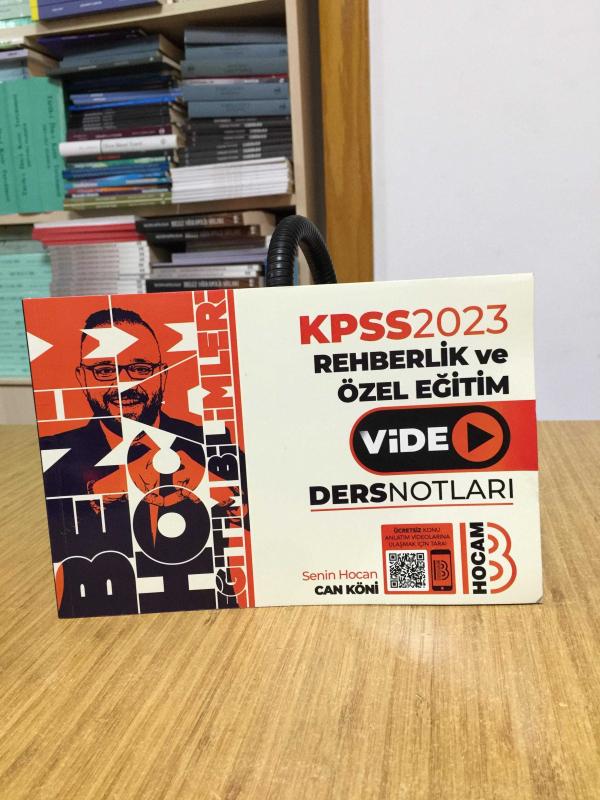 2023 KPSS Eğitim Bilimleri Rehberlik ve Özel Eğitim Video Ders Notları Benim Hocam Yayınları