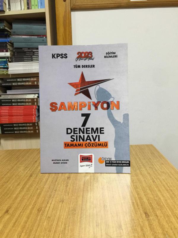 2023 KPSS Eğitim Bilimleri Tamamı Çözümlü Şampiyon 7 Deneme Sınavı Yargı Yayınları