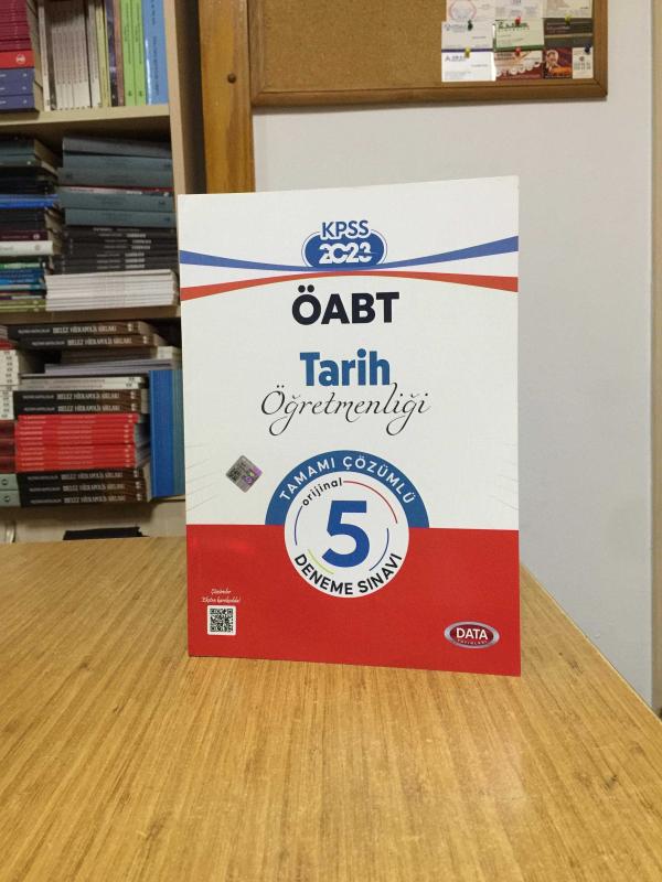 2023 KPSS ÖABT Tarih Öğretmenliği Tamamı Çözümlü 5 Deneme Sınavı Data Yayınları