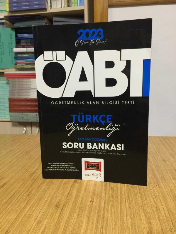 2023 KPSS ÖABT Türkçe Öğretmenliği Tamamı Çözümlü Soru Bankası Yargı Yayınları