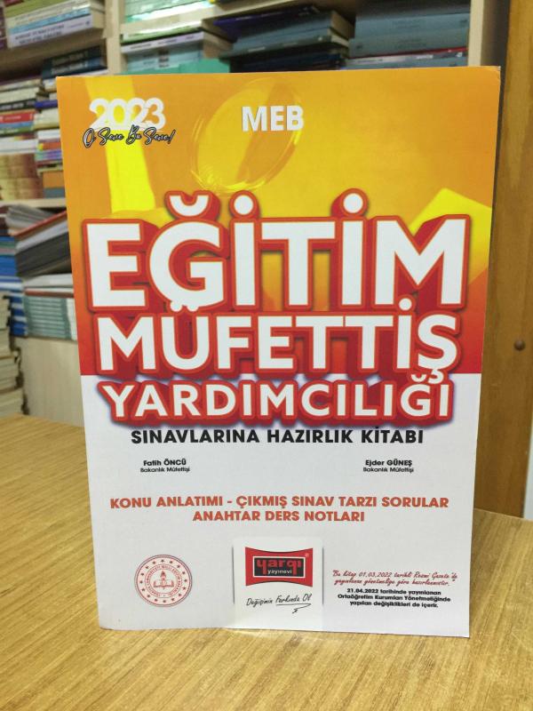 2023 MEB Eğitim Müfettiş Yardımcılığı Sınavlarına Hazırlık Kitabı (Konu Anlatımı-Çıkmış Sınav Tarzı Sorular-Anahtar Ders Notları) Yargı Yayınları