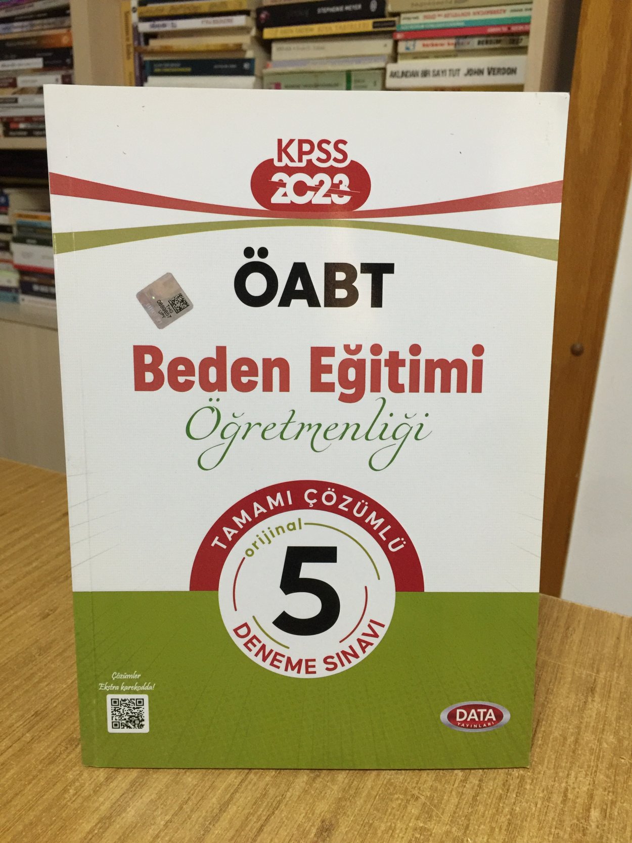2023 ÖABT Beden Eğitimi Öğretmenliği Tamamı Çözümlü 5 Deneme Sınavı Data Yayınları