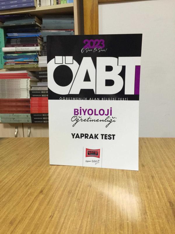 2023 ÖABT Biyoloji Öğretmenliği Yaprak Test Yargı Yayınları