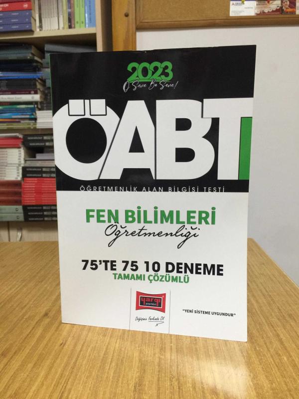 2023 ÖABT Fen Bilimleri Öğretmenliği 75'te 75 Tamamı Çözümlü 10 Deneme Yargı Yayınları