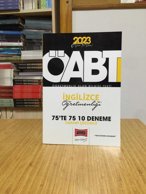 2023 ÖABT İngilizce Öğretmenliği 75te 75 Tamamı Çözümlü 10 Deneme Yargı Yayınları