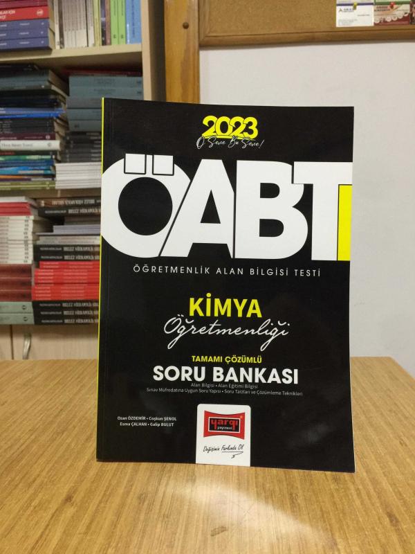 2023 ÖABT Kimya Öğretmenliği Tamamı Çözümlü Soru Bankası Yargı Yayınları