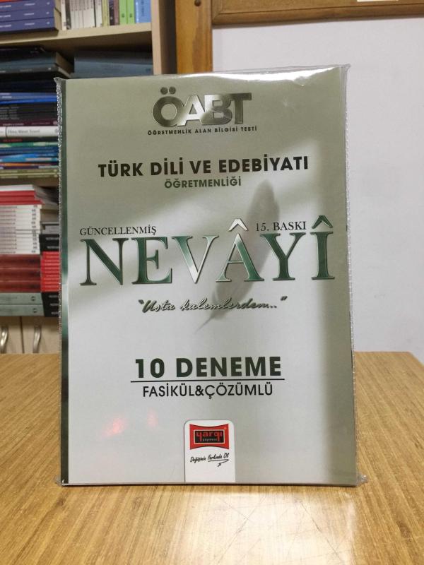 2023 ÖABT NEVAYİ Türk Dili ve Edebiyatı Öğretmenliği 10 Deneme Çözümlü Yargı Yayınları