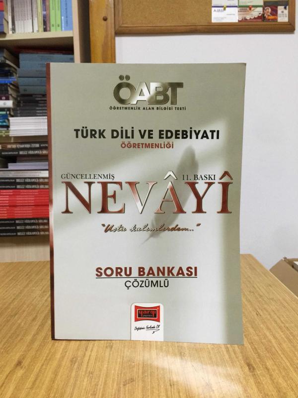 2023 ÖABT NEVAYİ Türk Dili ve Edebiyatı Öğretmenliği Soru Bankası Çözümlü Yargı Yayınları