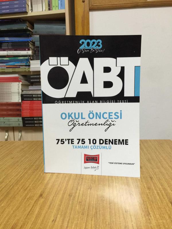 2023 ÖABT Okul Öncesi Öğretmenliği 75te 75 Tamamı Çözümlü 10 Deneme Yargı Yayınları