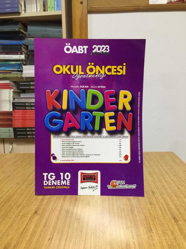 2023 ÖABT Okul Öncesi Öğretmenliği Kindergarten Tamamı Çözümlü 10 TG Deneme Yargı Yayınları