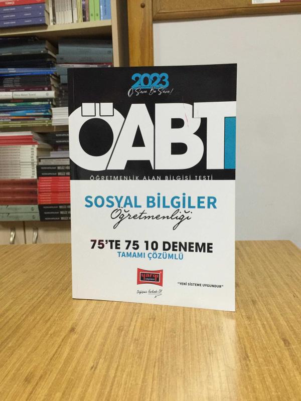 2023 ÖABT Sosyal Bilgiler Öğretmenliği 75te 75 10 Deneme Çözümlü Yargı Yayınları