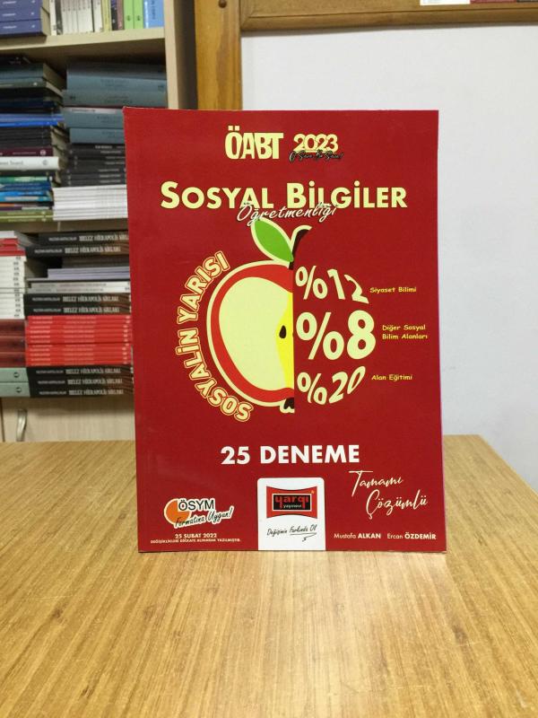 2023 ÖABT Sosyal Bilimler Öğretmenliği Tamamı Çözümlü 25 Deneme Yargı Yayınları