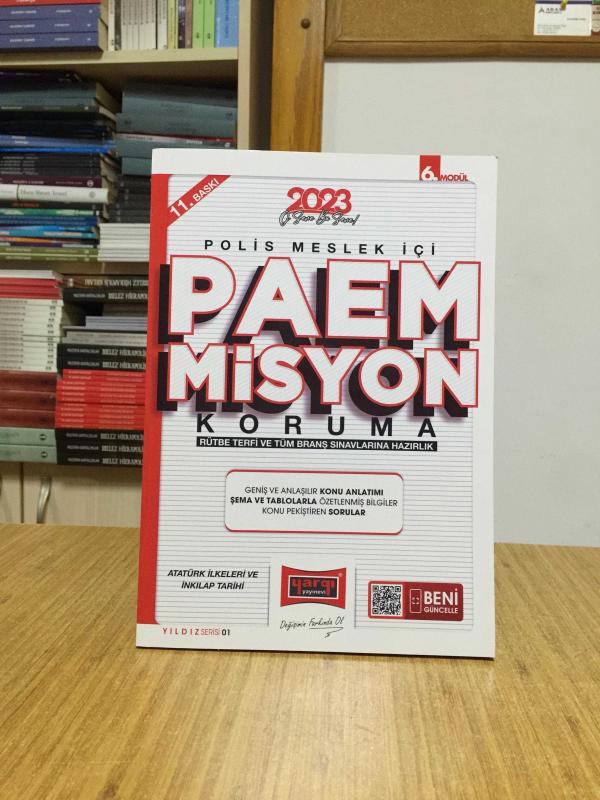 2023 PAEM Misyon Koruma Rütbe Terfi Konu Anlatımı Modül 6 Atatürk İlkeleri ve İnkılap Tarihi Yıldız Serisi Yargı Yayınları