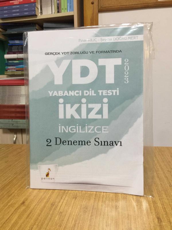 2023 YDT İkizi İngilizce 2 Deneme Sınavı Pelikan Yayınevi